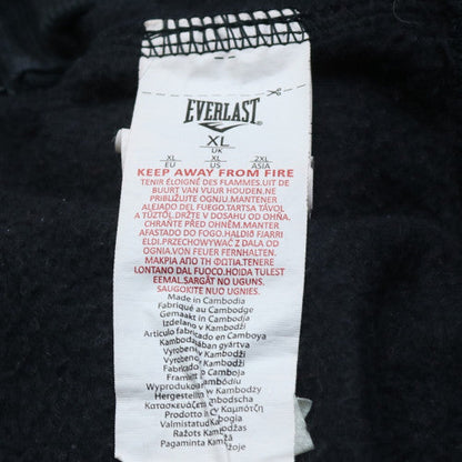 Everlast Men's Black XL Full Zip Fleece Hoodie