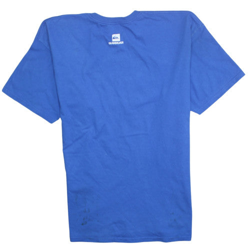 Quiksilver Men's Blue NY Graphic Cotton T-Shirt 2XL Regular