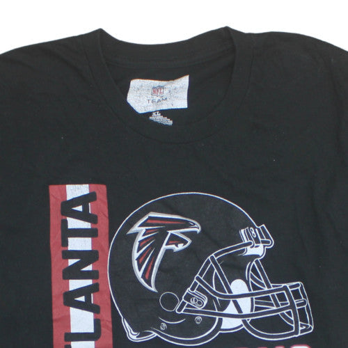 NFL Team Apparel Men's Black XL Atlanta Falcons Graphic T-Shirt