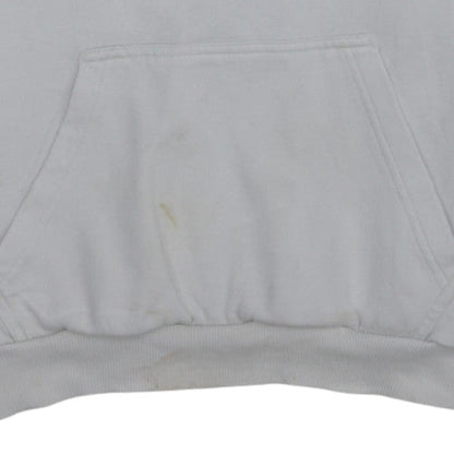 Adidas Men's White Pullover Hoodie M Logo Fleece Sportswear