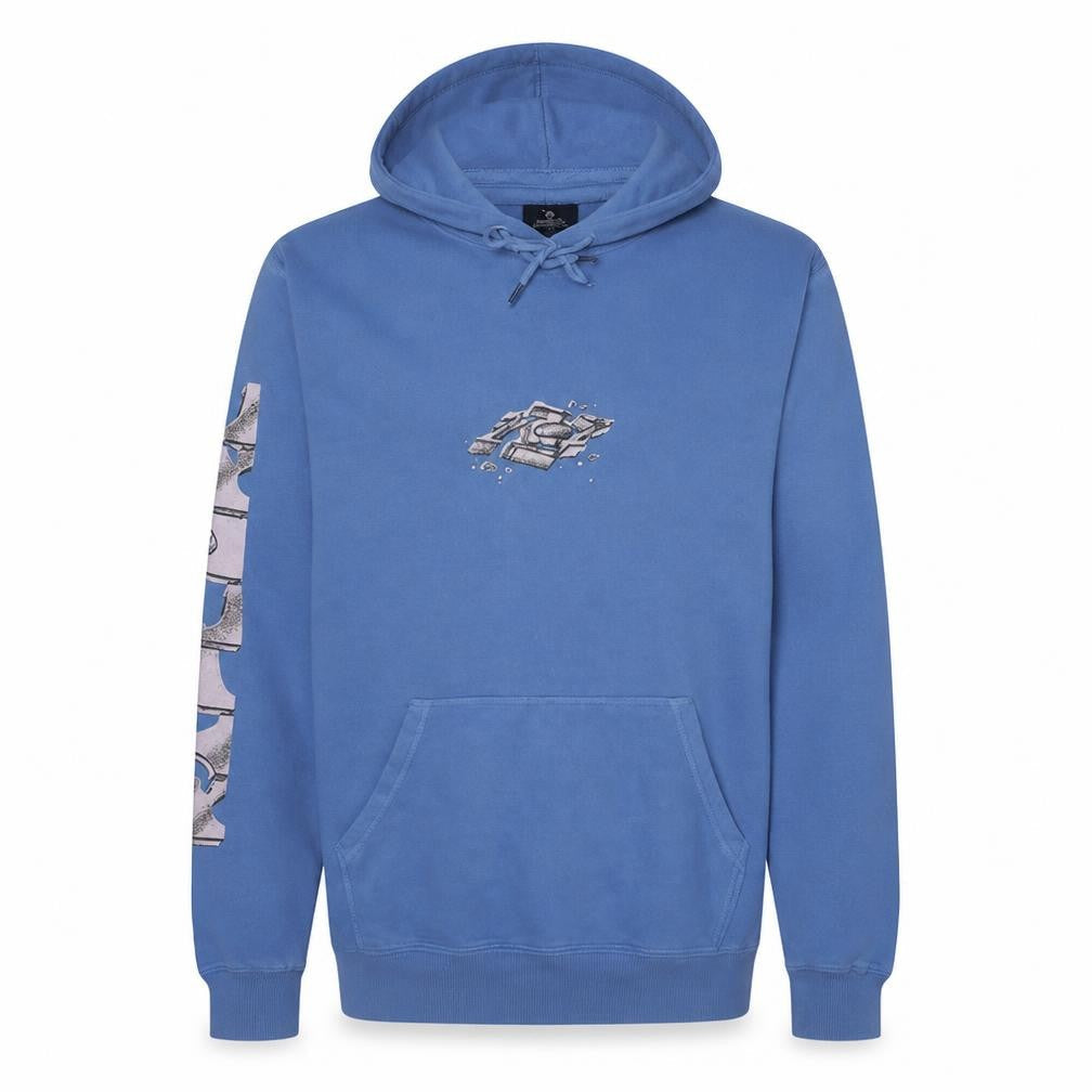 Rip Curl Men's Blue Graphic Pullover Hoodie Size S