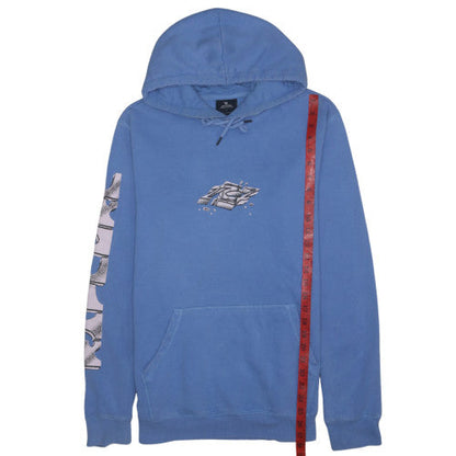 Rip Curl Men's Blue Graphic Pullover Hoodie Size S