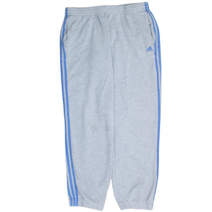 Adidas Men's Grey Performance Essentials Sweatpants L