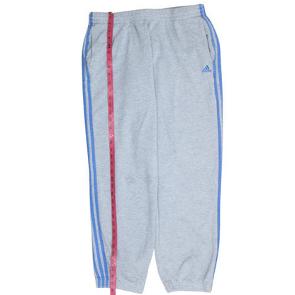 Adidas Men's Grey Performance Essentials Sweatpants L