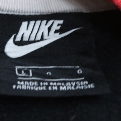 Nike Men's Red Black White Pullover Crew Neck Sweatshirt Size L