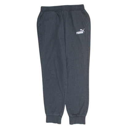 Puma Men's Black Regular Fit Sweatpants M Casual Fleece Trousers