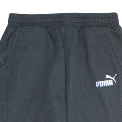 Puma Men's Black Regular Fit Sweatpants M Casual Fleece Trousers