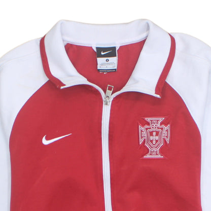 Nike Men’s Red & White Portugal Full Zip Sweatshirt Size S