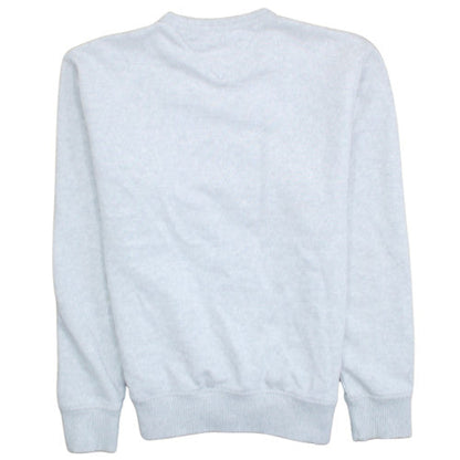 Tommy Jeans Men's Grey Crew Neck Cotton Pullover Sweatshirt S