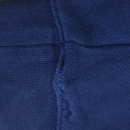 Adidas Women Blue 2XS Pullover Sweatshirt Crew Neck Logo Raglan