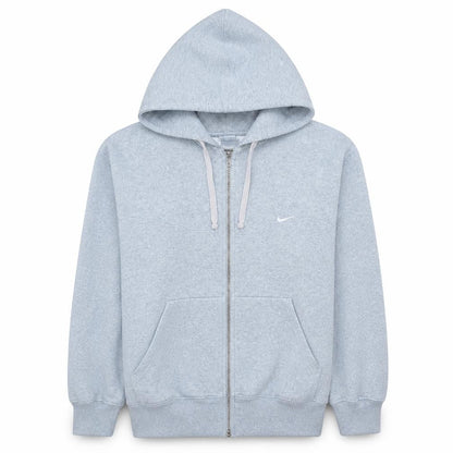 Nike Men's Grey Full Zip Hoodie M Classic Fleece Casual Sweatshirt