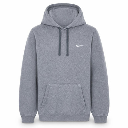 Nike Men's Grey Pullover Hoodie Small Regular Fit Fleece Sweatshirt