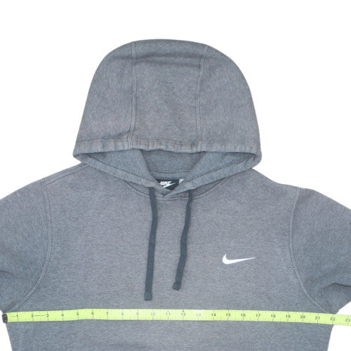 Nike Men's Grey Pullover Hoodie Small Regular Fit Fleece Sweatshirt