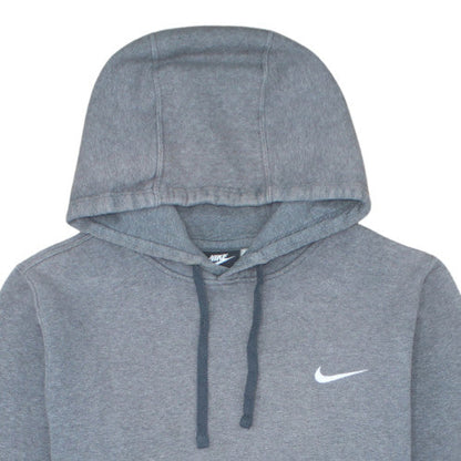 Nike Men's Grey Pullover Hoodie Small Regular Fit Fleece Sweatshirt