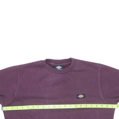 Dickies Men's Purple Small Pullover Sweatshirt Crew Neck Fleece