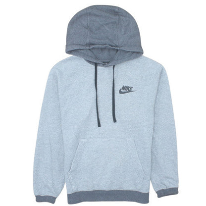 Nike Men's Grey Pullover Hoodie XS Regular Fit Sports Style