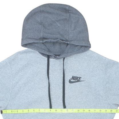 Nike Men's Grey Pullover Hoodie XS Regular Fit Sports Style