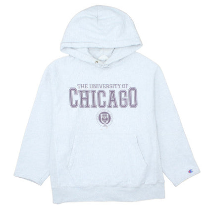 Champion Women's Grey University of Chicago Pullover Hoodie Medium
