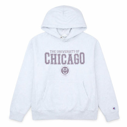 Champion Women's Grey University of Chicago Pullover Hoodie Medium