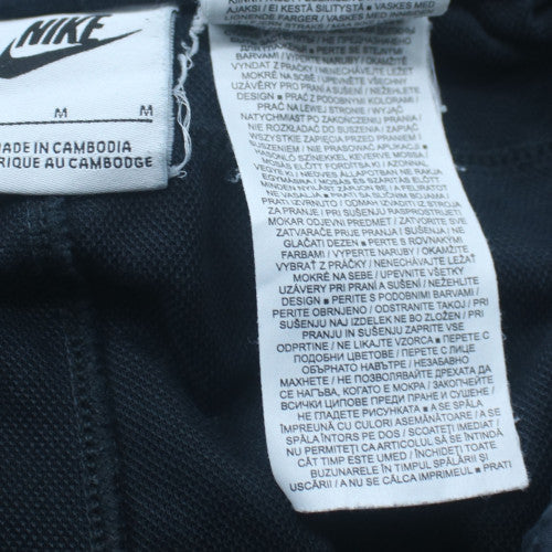 Nike Men's Black Athletic Sweat Shorts M Drawstring Cotton Blend