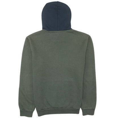 Puma Men’s Green Pullover Hoodie Small Logo Fleece Sweatshirt
