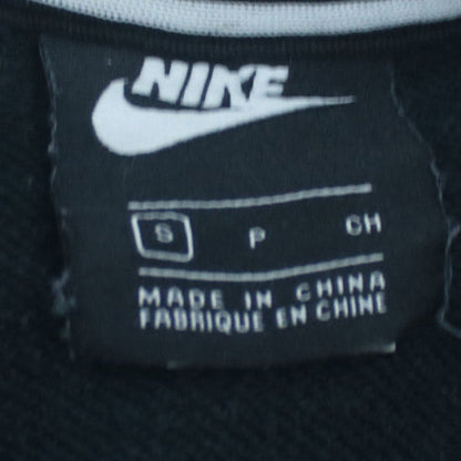 Nike Men's Black Small Crew Neck Graphic Pullover Sweatshirt