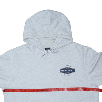 Rip Curl Mens Grey Pullover Hoodie Sweatshirt M Regular Fit