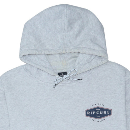 Rip Curl Mens Grey Pullover Hoodie Sweatshirt M Regular Fit