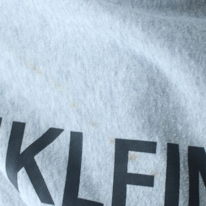 Calvin Klein Jeans Mens Grey Logo Pullover Sweatshirt L