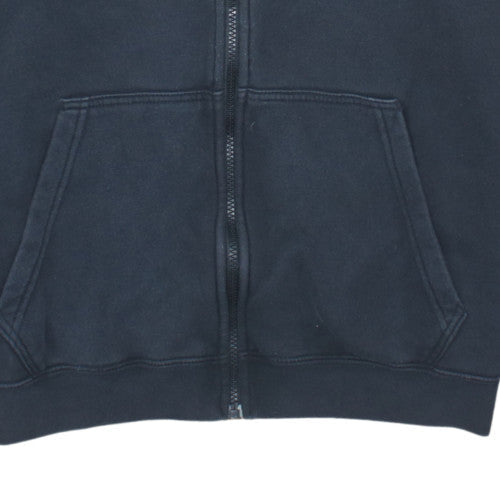 Nike Men's Black Full Zip Hoodie Size L Fleece Sweatshirt