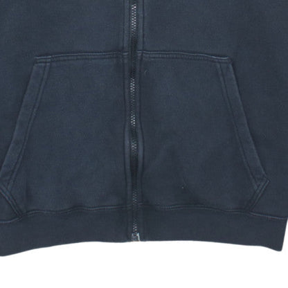 Nike Men's Black Full Zip Hoodie Size L Fleece Sweatshirt