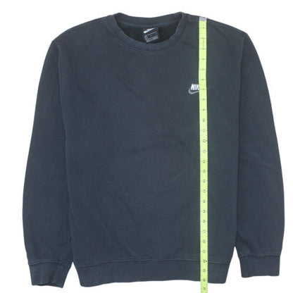Nike Men's Black Pullover Crew Neck Fleece Sweatshirt Size L