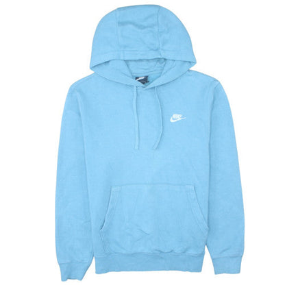 Nike Men's Blue Pullover Hoodie Small Cotton Blend Casual