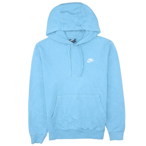 Nike Men's Blue Pullover Hoodie Small Cotton Blend Casual