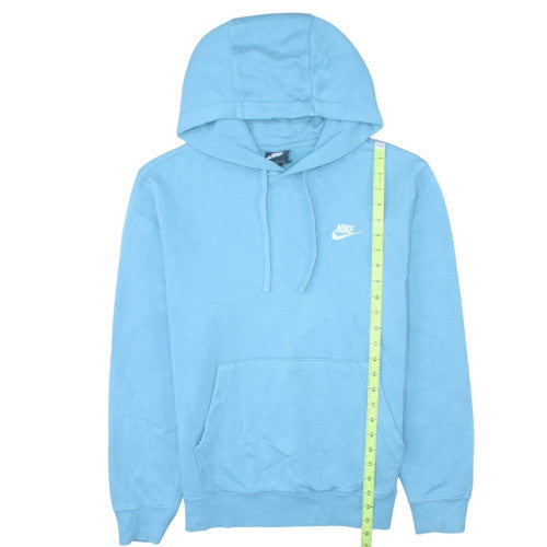 Nike Men's Blue Pullover Hoodie Small Cotton Blend Casual