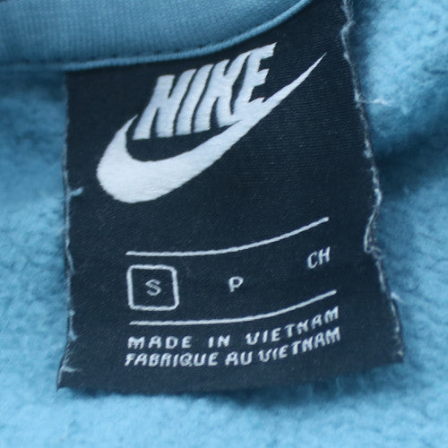 Nike Men's Blue Pullover Hoodie Small Cotton Blend Casual