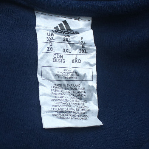Adidas Mens Navy Blue France 3XL Crew Neck Sweatshirt