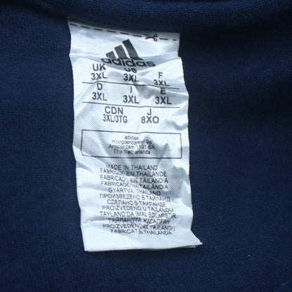 Adidas Mens Navy Blue France 3XL Crew Neck Sweatshirt
