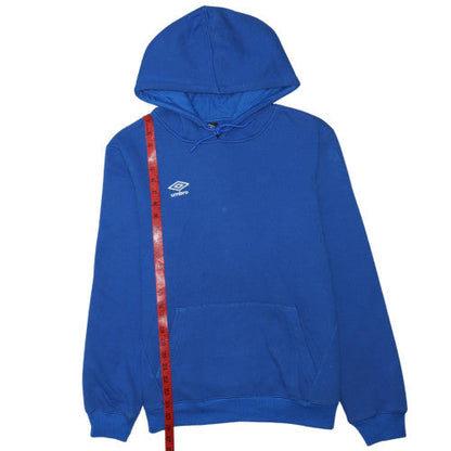 Umbro Mens Blue XL Pullover Hoodie Fleece Sports Sweatshirt