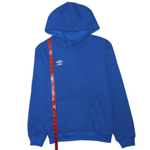 Umbro Mens Blue XL Pullover Hoodie Fleece Sports Sweatshirt