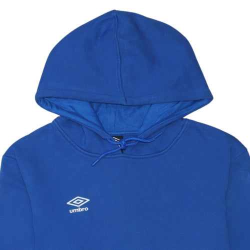 Umbro Mens Blue XL Pullover Hoodie Fleece Sports Sweatshirt