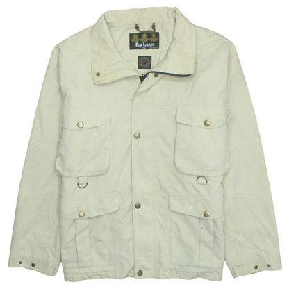 Barbour Men's Beige 2XL Sports Jacket Cotton Outdoor Classic Style
