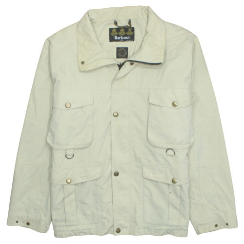 Barbour Men's Beige 2XL Sports Jacket Cotton Outdoor Classic Style