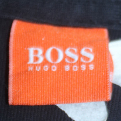 Hugo Boss Men's Black XL Henley Sweatshirt Long Sleeve Cotton
