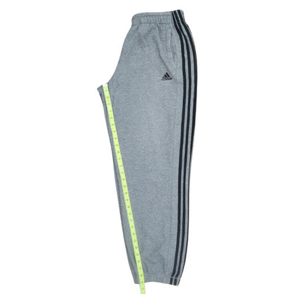 Adidas Mens Grey Climalite Sweatpants L Elastic Waist Casual