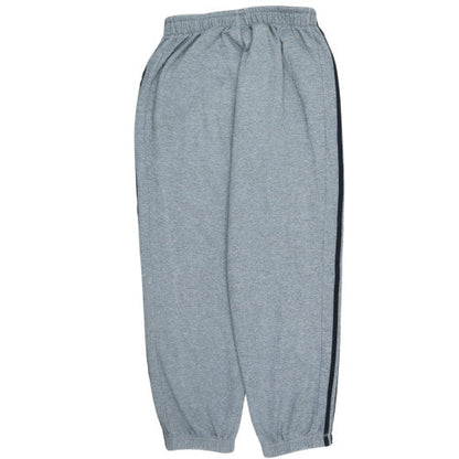 Adidas Mens Grey Climalite Sweatpants L Elastic Waist Casual