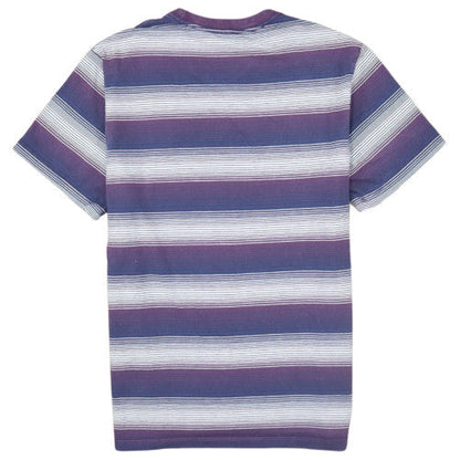 Levi's Mens Blue Striped Crew Neck Cotton T-Shirt Size M