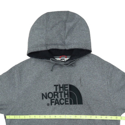 The North Face Mens Grey Pullover Hoodie L Regular Fit Fleece