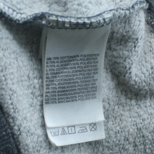 The North Face Mens Grey Pullover Hoodie L Regular Fit Fleece