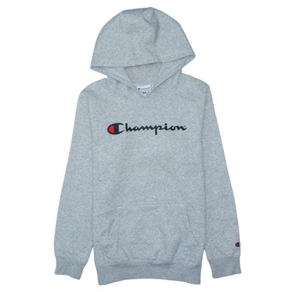Champion Boys Grey Pullover Hoodie Size 12 Years Cotton Blend